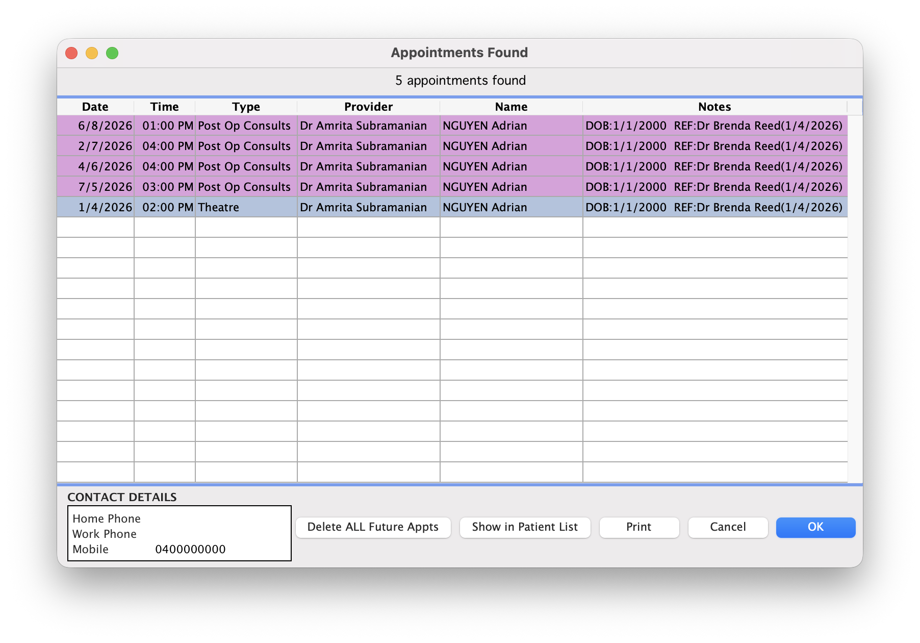 Appointments Database Managing appointments | Genie Support