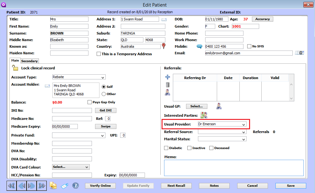 Provider Genius How do I find all patients who have the same usual provider? | Genie ...