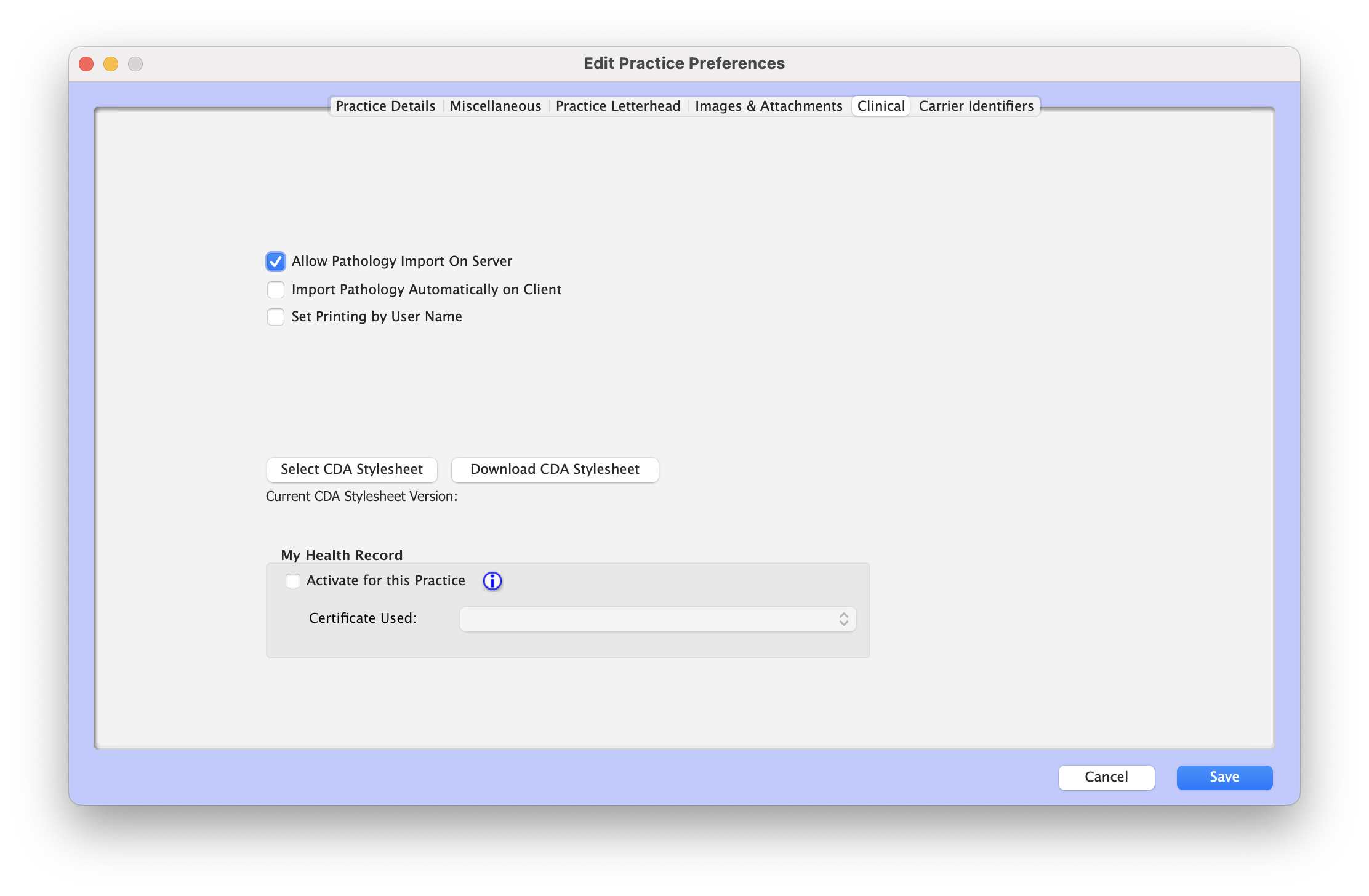 Configuring Practice Preferences | Genie Support