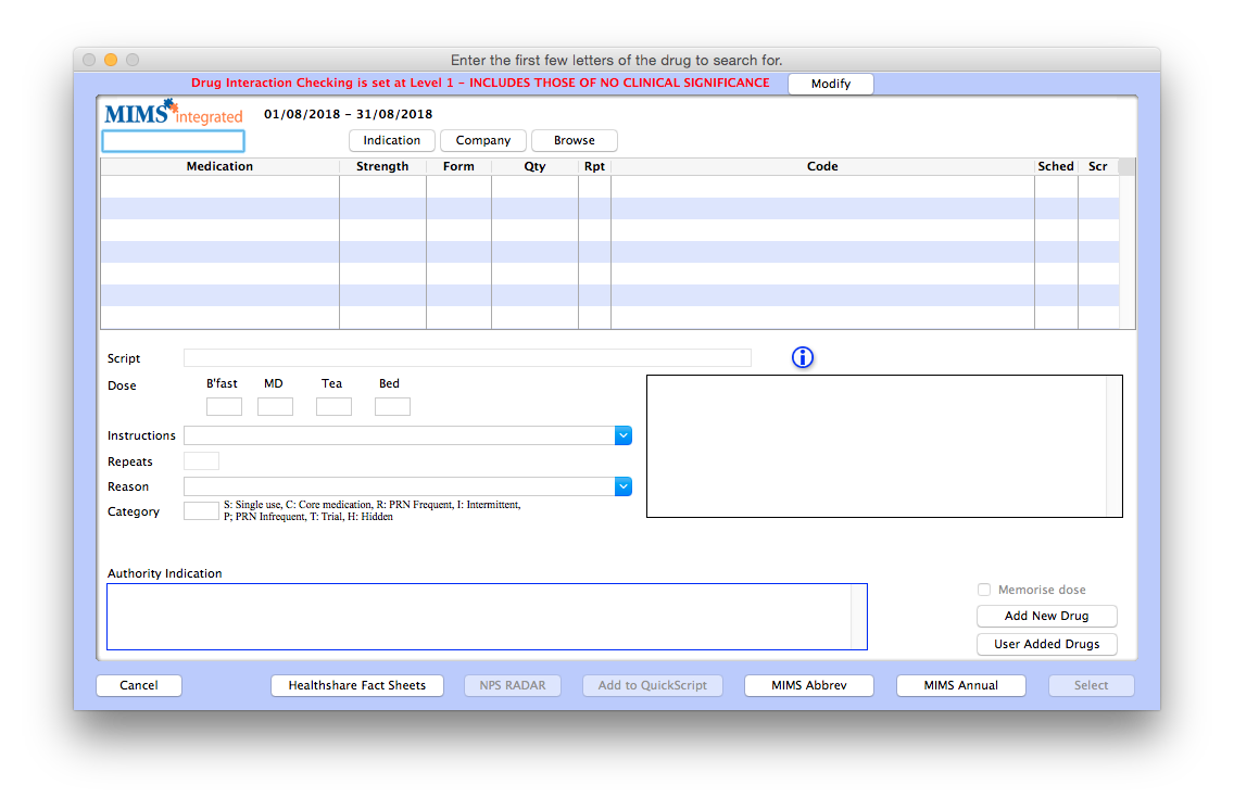 Adding a new prescription Genie Support