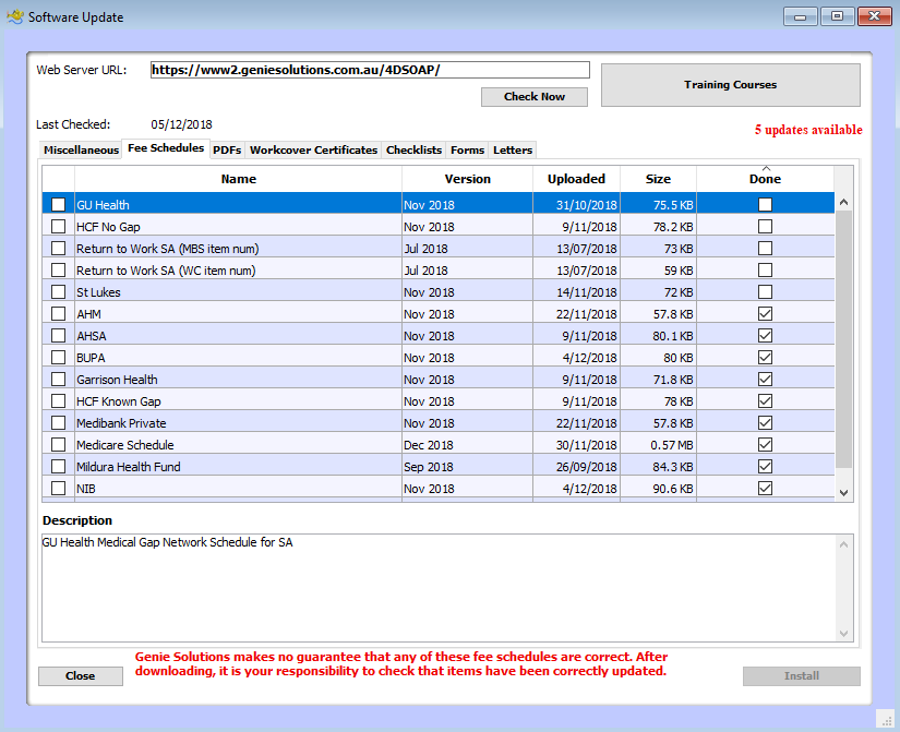 The Special Menu | Genie Support
