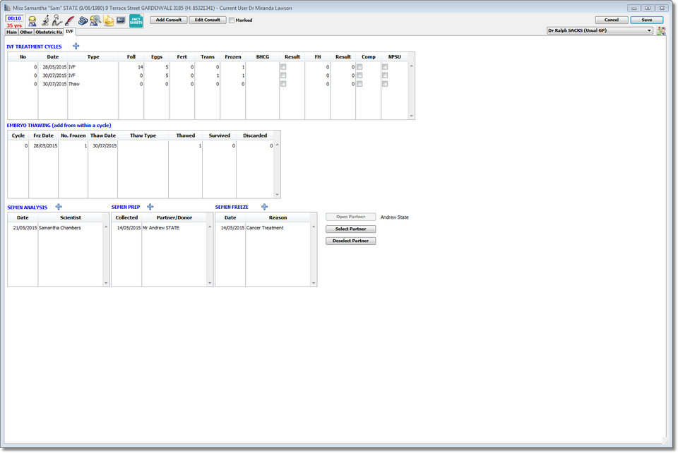 The IVF Tab | Genie Support