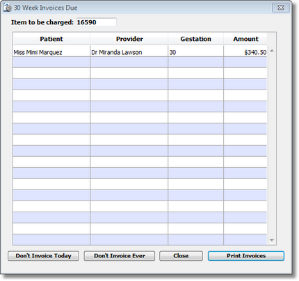 20 & 30 Week Invoicing | Genie Support