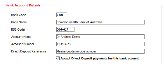 How do I add Direct Deposit details to an invoice? | Genie Support