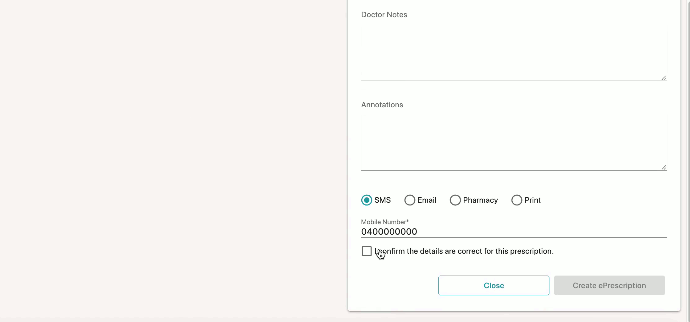 Creating ePrescriptions | Genie Support